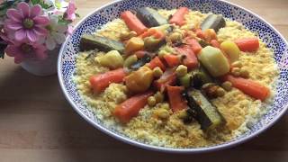 Recette couscous orientale 100 marocain [upl. by Lundin838]