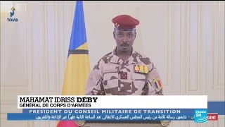 Tchad  le nouveau président Mahamat Idriss Déby promet quotun dialogue national inclusifquot [upl. by Bernat]