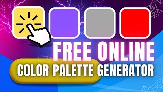 Free Online Color Palette Generator  Color Scheme Creator [upl. by Eidnim]