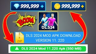 DLS 24  DLS 24 MOD APK  DLS MOD APK 2024 UNLIMITED MONEY  DREAM LEAGUE SOCCER 2024 [upl. by Ahsied]