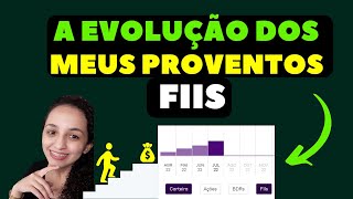 A EVOLUÃ‡ÃƒO DOS MEUS PROVENTOS QUANTO JÃ RECEBI FIIS ðŸ¤‘ðŸ“Š FUNDOSIMOBILIARIOS DIVIDENDOS [upl. by Ondrej]