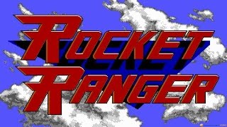 Rocket Ranger gameplay PC Game 1988 [upl. by Orvah]