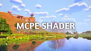 TOP 3 SHADER MCPE 120 amp 121  MCPE SHADER  COMPILATION SHADER amp SUPPORT RENDER DRAGON [upl. by Ysus]