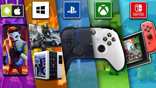 Top 25 CrossPlatform Multiplayer Games For Mobile PC PS4PS5 Xbox Switch Play with Friends [upl. by Tearle]