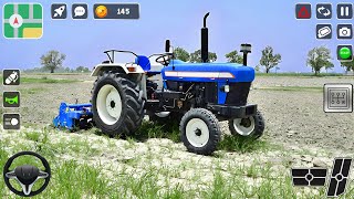 Farming games tractor driving  tractor game  tractor wala game  tractor gadi game 4 [upl. by Malcah]