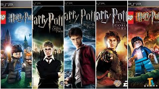 TOP 5 BEST HARRY POTTER GAMES FOR PSPPLAYSTATION PORTABLE [upl. by Tabina533]