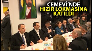 Ekrem İmamoğlu Cemevinde Hızır orucu lokmasına katıldı [upl. by Hodgkinson]