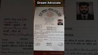 My dream Advocate 😎Advocate status viral advocate advocatestatus shorts highcourt lawyer law [upl. by Searby359]