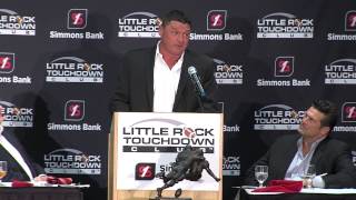 Little Rock Touchdown Club Ed Orgeron [upl. by Enaled]