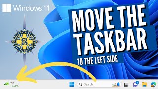 Windows 11 How to Align the Taskbar to the Left Side [upl. by Chantalle737]