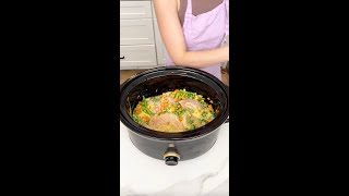 Easy chicken crockpot dinner [upl. by Lema]