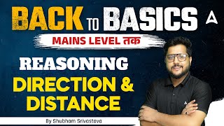 Direction and Distance Reasoning  Bank Exams 2024  Reasoning By Shubham Srivastava [upl. by Adikam583]