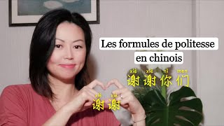 Les formules de politesse en Chinois apprendrelechinois [upl. by Kcire]