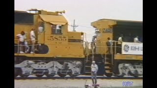 Topeka Railroad Days wATSF 5855 SDCAT tour 1987 [upl. by Scheider313]