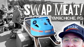 Vintage Snowmobile SWAP MEET Yamachiche Quebec 2023 [upl. by Ddarb]