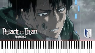 The Reluctant Heroes OST Ver  Attack on Titan OST Piano Cover  Sheet Music 4K [upl. by Robillard]