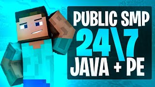 Live Minecraft SMP 247  Java amp PE  Join Our Smp  minecraftlive [upl. by Yetti]