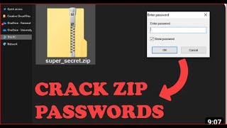 How to Open Password Protected RAR or ZIP File without Password in Windows 10 [upl. by Nolak308]