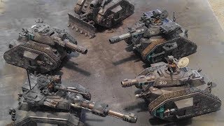 Warhammer 40K Models  Building Custom Leman Russ Tanks amp How To Play Them [upl. by Hsirahc686]