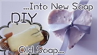 DIY Soap bar using Old Bar Soap  Sunny DIY [upl. by Klaus]