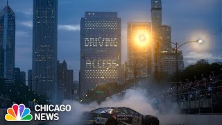 NASCAR Chicago Street Race 2023 Recap NASCARs first street race goes on despite rain delays [upl. by Ontine]