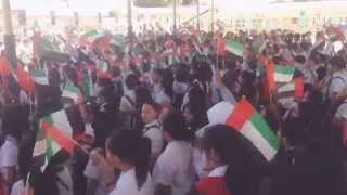 NFPS Celebrated UAE Flag Day 2015  UAE National Anthem [upl. by Hollis]