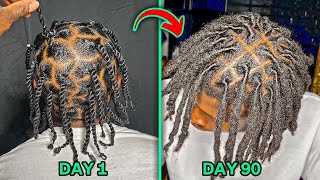 How to Start Dreadlocks With Two Strand Twists [upl. by Wier]