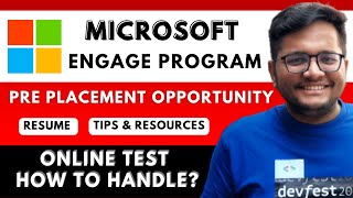 Microsoft Engage 2022  Mentorship Program  Internship at Microsoft  Online Test [upl. by Akcinat35]