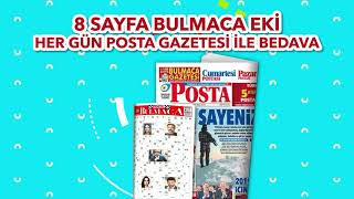 POSTA GAZETESİ’NİN MEŞHUR BULMACA EKİ ARTIK HER GÜN TAM 8 SAYFA [upl. by Anitsrhc]