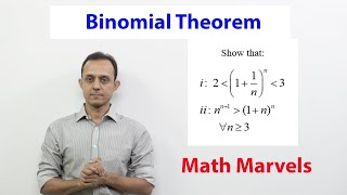 Binomial theorem Comparison problems SE3 Show that 11nn lies between 2 and 3 [upl. by Zile]