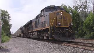 CP 7019 and other trains in Irving NY [upl. by Eloci127]