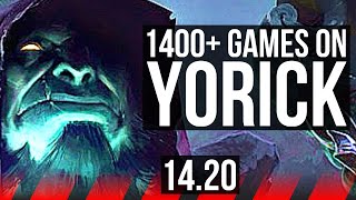 YORICK vs FIORA TOP  1400 games  EUW Diamond  1420 [upl. by Naimaj]