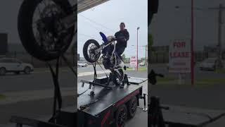 WR450 small power wheelie  YAMAHA GTYR EXHAUST  WHEELIE MACHINES AUSTRALIA [upl. by Harmaning]