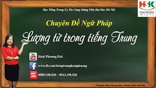 NGỮ PHÁP TIẾNG TRUNG BÀI 10 LƯỢNG TỪ TRONG TIẾNG TRUNG  Phân biệt 口、名、位、个  HOÀI PHƯƠNG HSK [upl. by Burtie253]