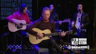 Sting quotMessage in a Bottlequot Live on the Howard Stern Show [upl. by Aliel]