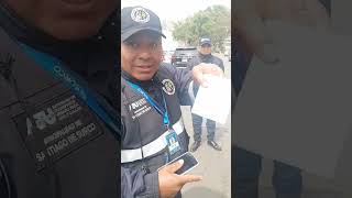 abusos municipio de surco no puede hacer operativos sin policia de transito [upl. by Ciryl490]