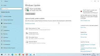 Windows 10 Cumulative Update For Version 21H2 x64 Based Systems  New Feature [upl. by Filippo]