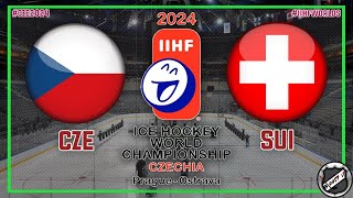 TSCHECHIEN  SCHWEIZ 🏆 Halbfinale ★ 2024 IIHF Ice Hockey World Championship [upl. by Bathsheb826]