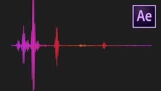 Audio Waveform Visualization Effect After Effects [upl. by Anwadal384]