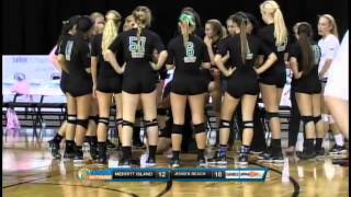 2012 FHSAA Class 5A Volleyball Championship Merritt Island vs Jensen Beach [upl. by Iviv]