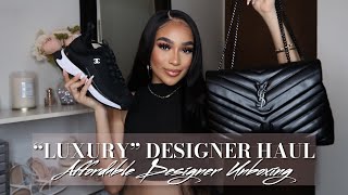 LUXURY DESIGNER HAUL  AFFORDABLE Designer Handbags Sneakers Jewelry  Luxury Haul Unboxing [upl. by Marybella878]