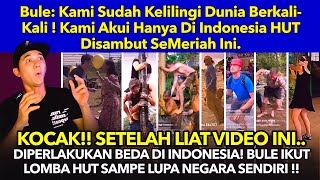 Kocak  Diperlakukan Beda Di Indonesia Bule Ikut Lomba HUT Sampe Lupa Negara Asalnya [upl. by Enicnarf]