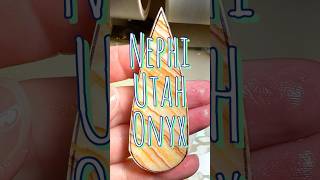 Cutting a Cabochon with Onyx from Nephi Utah lapidary onyx cabochon gemstone [upl. by Danita]