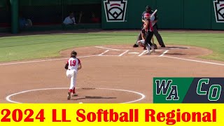 Issaquah WA vs Monument CO Softball Game 2 Highlights 2024 Little League Regional [upl. by Meldon712]