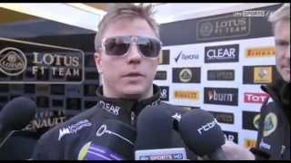 Kimi Räikkönen interview  Refuses to answer stupid question [upl. by Anaitat]