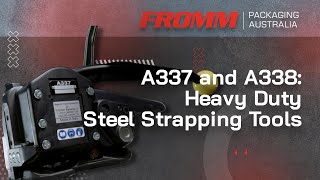 A337 and A338 Heavy Duty Steel Strapping Tools [upl. by Ytinav]