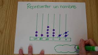 Mathématique  représenter un nombre à 6 chiffres avec et sans échange en utilisant labaque [upl. by Noraha]