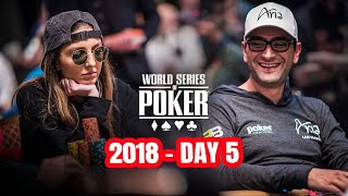 World Series of Poker Main Event 2018  Day 5 with Antonio Esfandiari amp Kelly Minkin [upl. by Ginnifer]