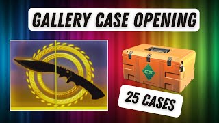 GALLERY CASE OPENNING x25 Sold All My Inventory to OPEN Cases  Counter Strike 2  cs2 [upl. by Farnham]