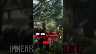 5 INSANE Details Of Red Dead Redemption 2 Part 01 rdr2 details [upl. by Aehtla21]